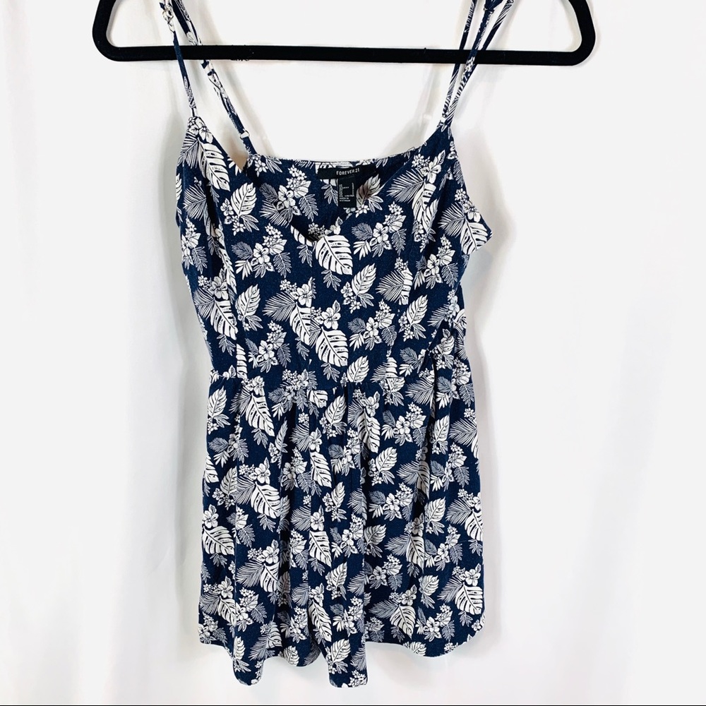 Navy Romper